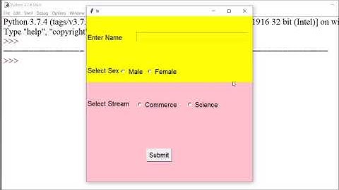 Project Work Part 3 | Class XII (CBSE) | Using Radio buttons in Tkinter