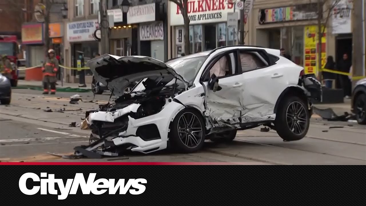 Man arrested after multiple people injured in Etobicoke collision - YouTube