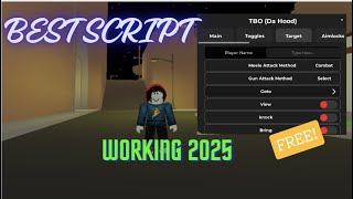 Best Da Hood Script Tbo Silent Aim Auto Kill Auto Stomp And More