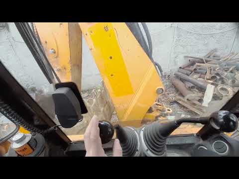 JCB 3CX, Экскаватор-Погрузчик. Знакомство, Работа #экскаваторщик #jcb3cx #тракторист #работа