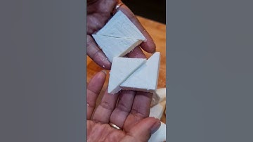 How to cut Paneer into triangle shape without wasting it |Trending video | Short video | Viral