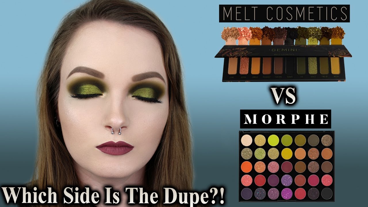 IS MORPHE A DUPE FOR THE MELT COSMETICS GEMINI PALETTE? (SIDE BY SIDE COMPARISON)