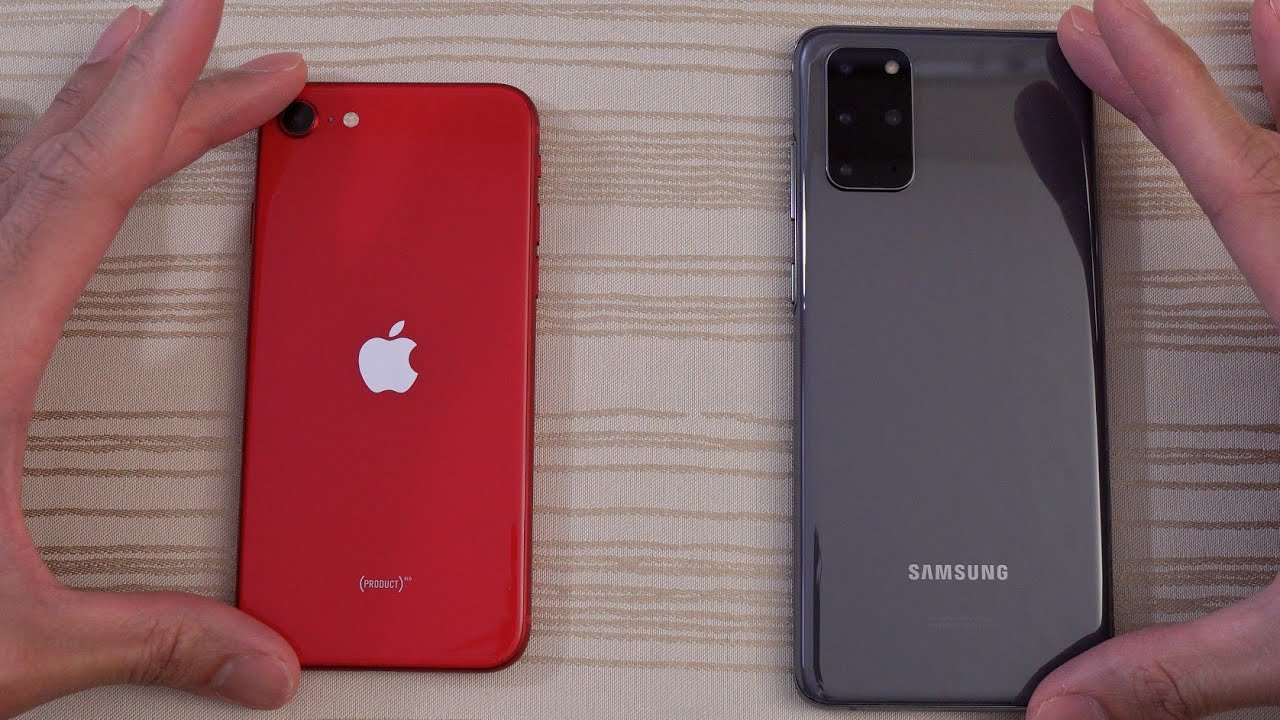 Iphone Se 2020 Vs Samsung S20 Plus Speed Test