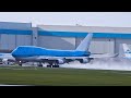 Farewell KLM 747💙 PH-BFV Departs Schiphol for the very last time