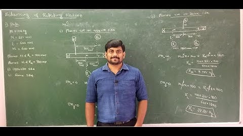 Lec 1 - Introduction to balancing of rotating masses - Mod 2 - Dynamics of Machines by GURUDATT.H.M