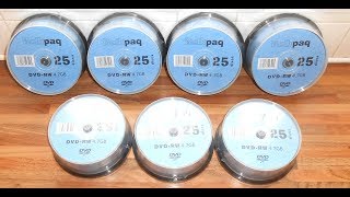 Blank Dvd-Rw Rewritable Discs 4.7Gb Bulkpaq Joblot X 175 New Bnib