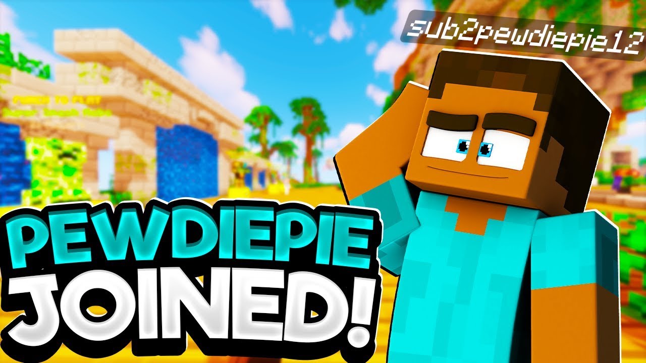 When PEWDIEPIE joins MINEPLEX!