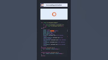 Creative CSS Loading Animation for Modern Web Design |  Loading Animation 1 #loadinganimation #css