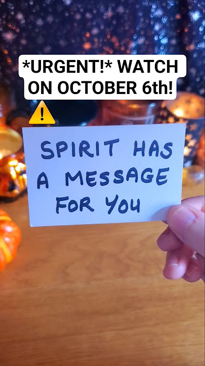 *URGENT!* WATCH ON OCTOBER 6TH‼️