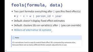 Core Empirical Research Methods - Panel Data Basics