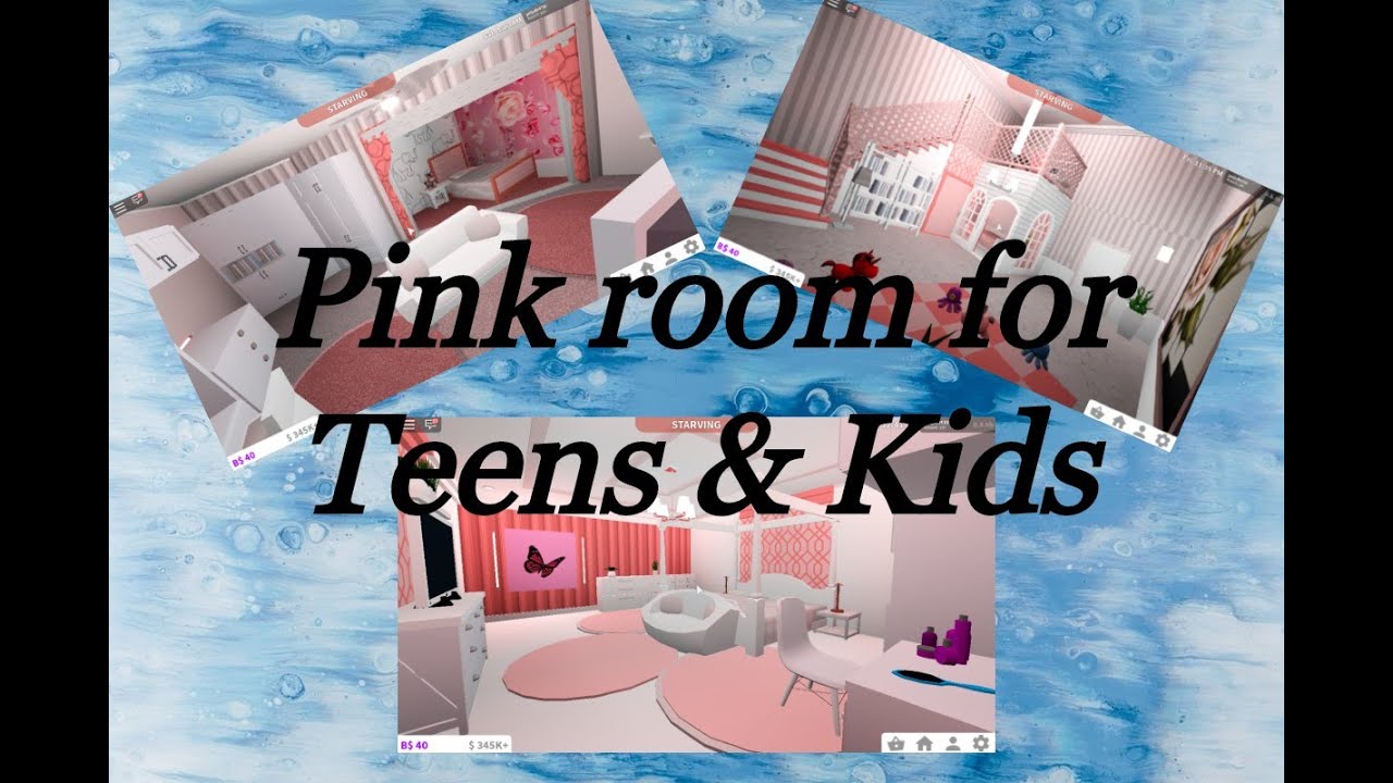 BLOXBURG || Pink Room for Teens & Kids - YouTube