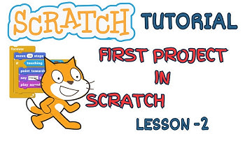 First project scratch in scratch / Scratch programming for beginners lesson-2