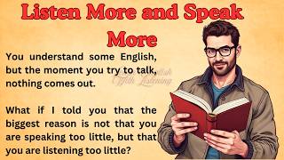 Listen More and Speak More || Graded Reader || Improve Your English ||  Easy English Practice