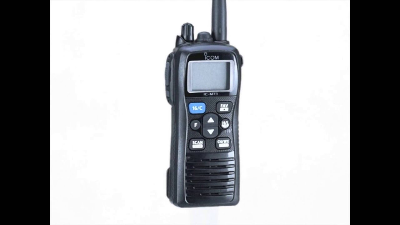 Icom IC-M73 Submersible Handheld VHF Radio