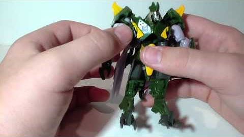 Video Review of the Transformers Prime Beast Hunters Cyberverse Commander Class Hardshell