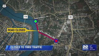 James Street in Chicopee closed for water main work
