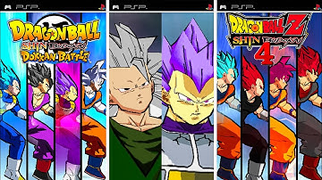 DRAGON BALL SHIN BUDOKAI 2 MOD | Dokkan Battle vs DBZ Shin Budokai 4 | DRAGON BALL PPSSPP Android 