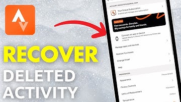 How To Recover Deleted Activity On Strava (Full Guide)