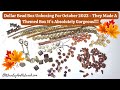 Dollar Bead Box Unboxing For October 2022-Autumn Theme-Episode 110 #beads #beadunboxing #unboxing