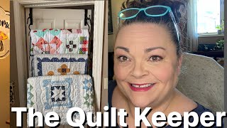 The Quilt Keeper!! Over Door Quilt Hanger
