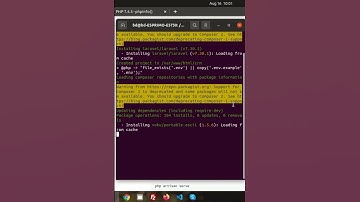 laravel framework install in linux