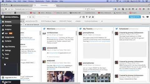 Managing Twitter with Hootsuite