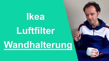 Ikea STARKVIND Luftfilter Tisch, Boden, WoIst Wandhalterung? wall mount, wall bracket, wall mounting