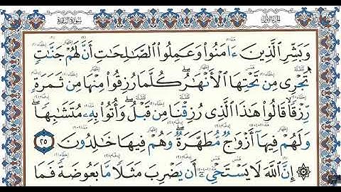 اتقان تلاوةِ القرآنِ ||📖|| صفحة 5❄️ سورة البقرة الجزء الاول