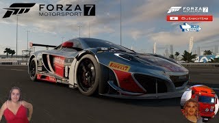 Forza Motorsport 7 2014 McLaren 12C GT3 Dubai Circuit Test Race Gameplay ITA