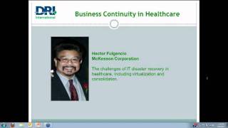 DRI Webinar Series: The State of Healthcare and BCM and a New Certification
