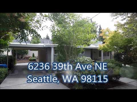 6236 39th Ave NE, Seattle, WA home video tour