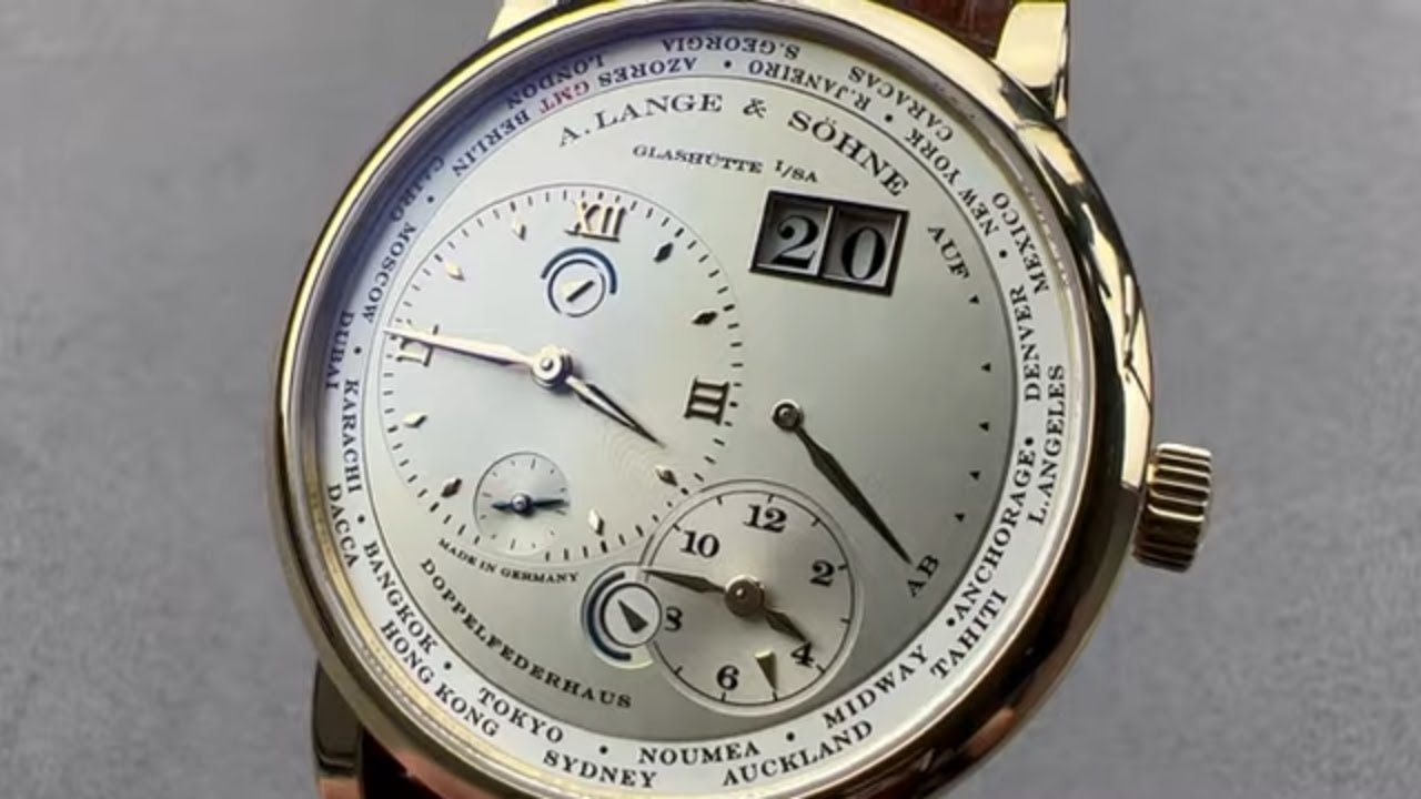 A. Lange & Söhne Lange 1 Часовой пояс 116.021 Обзор часов A. Lange & Söhne