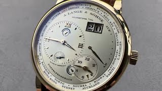 A. Lange & Söhne Lange 1 Time Zone 116.021 A. Lange & Söhne Watch Review