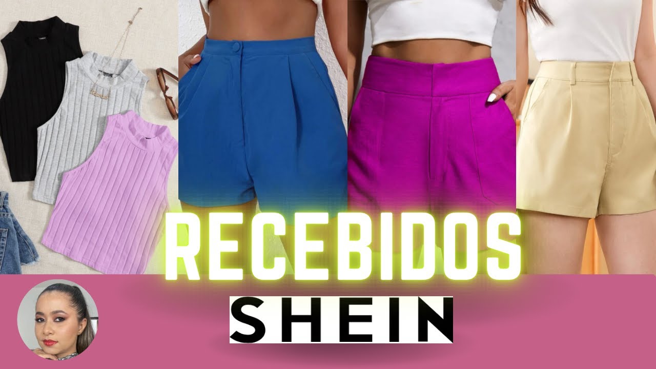 RECEBIDOS da SHEIN: SHORTS, REGATAS que combinam com tudo…#shein
