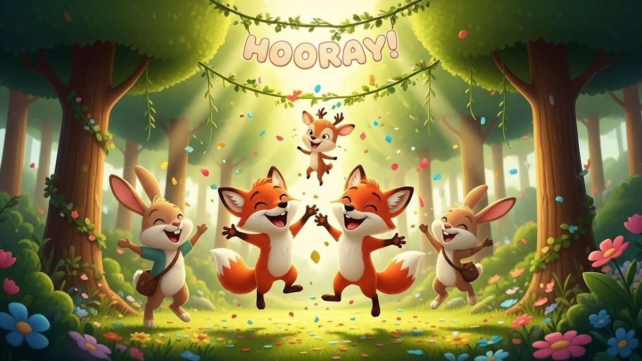 🦊 The Brave Little Fox | Kids Adventure Song 🌳