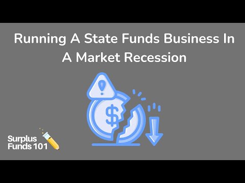 Running A State Funds Business During A Market Recession