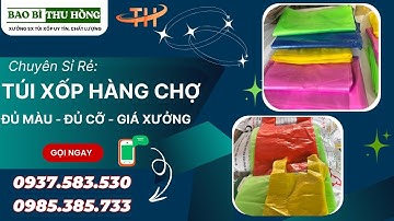 Túi Nilon 2 Quai Đủ Màu, Siêu Dai, Giá Gốc Tận Xưởng – Xem Ngay!
