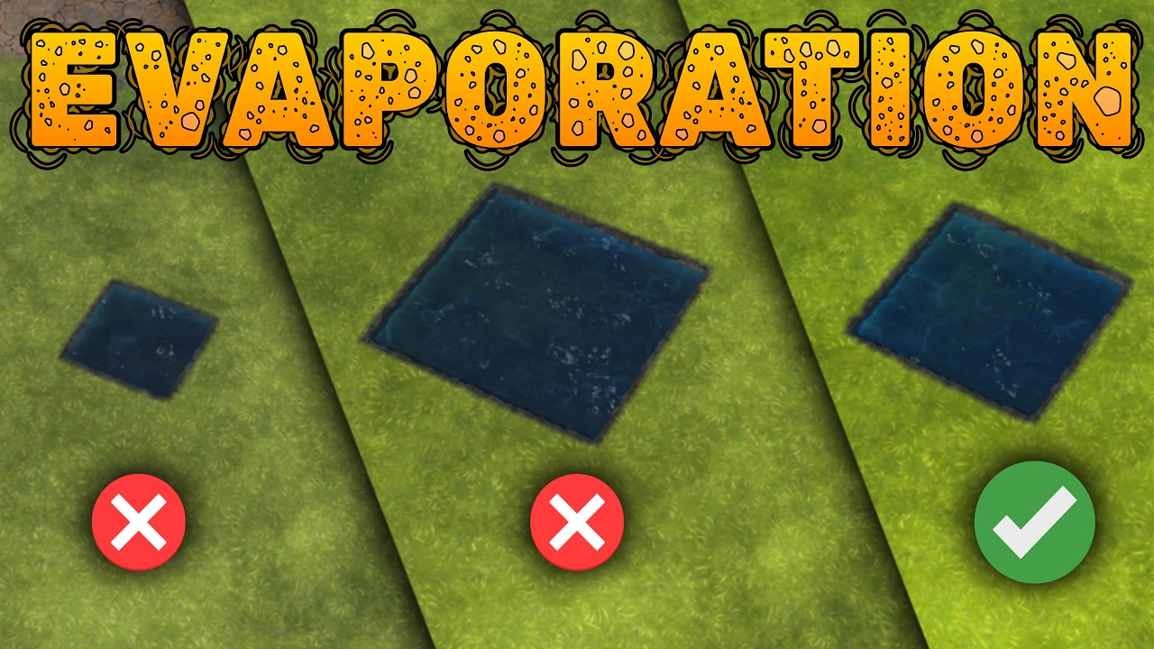 How Evaporation Works in Timberborn - and How to Reduce It — Watch on YouTube