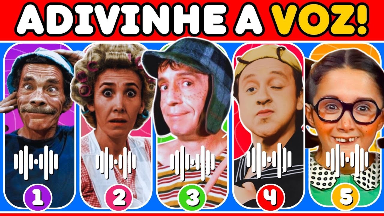 ADIVINHE O PERSONAGEM PELA VOZ! 🎤🔊 CHAVES – Só 1% Acerta Tudo! 😱🔥