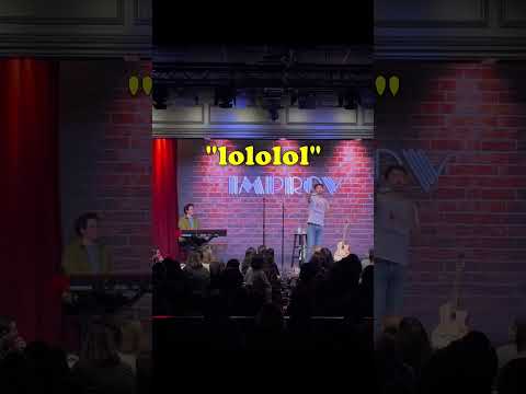 Getting the crowd to meow for me.