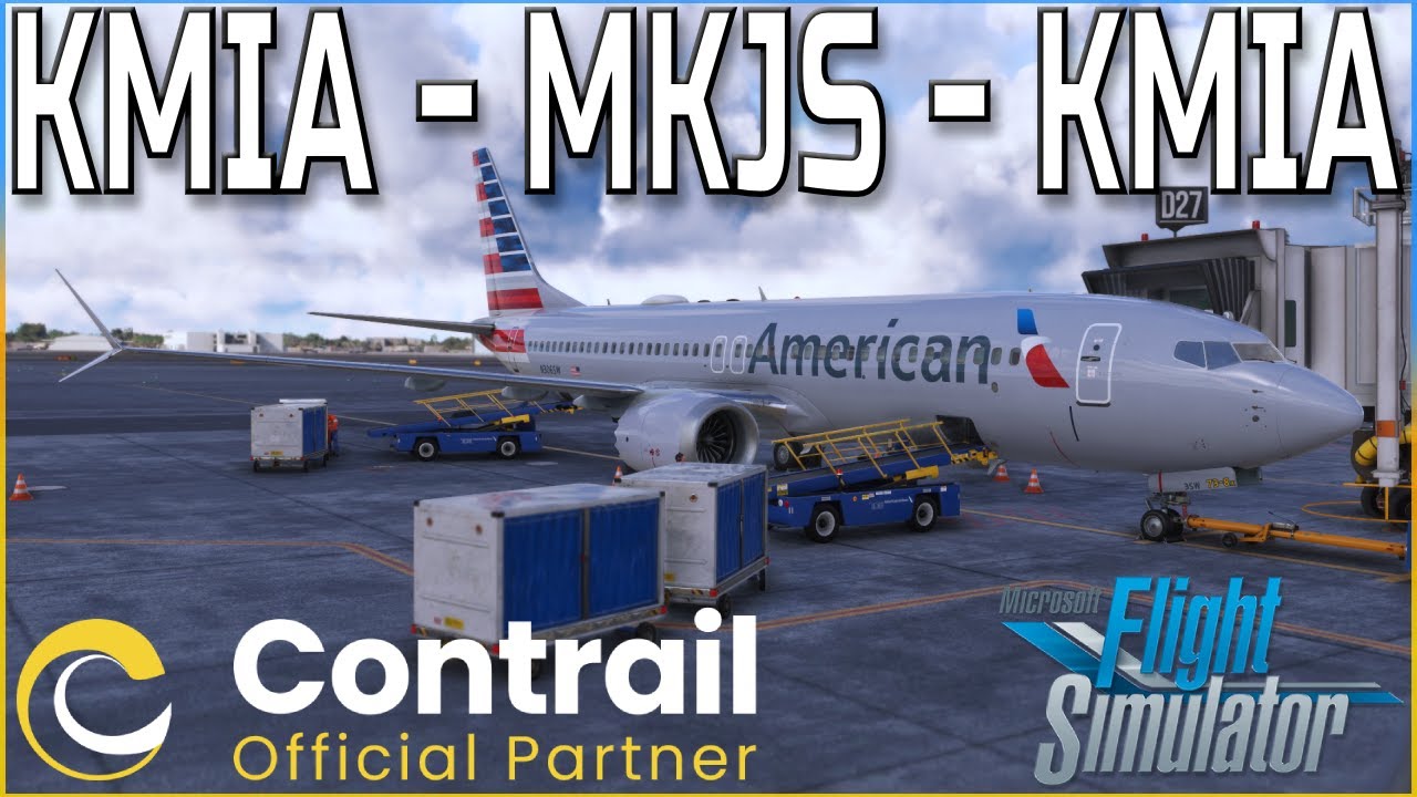 🔴LIVE MSFS: (Real Ops) Miami ⇄ Montego Bay - Tampa | American Airlines ...