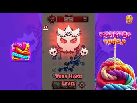 Twisted Tangle - Level 259 - Gameplay walkthrough