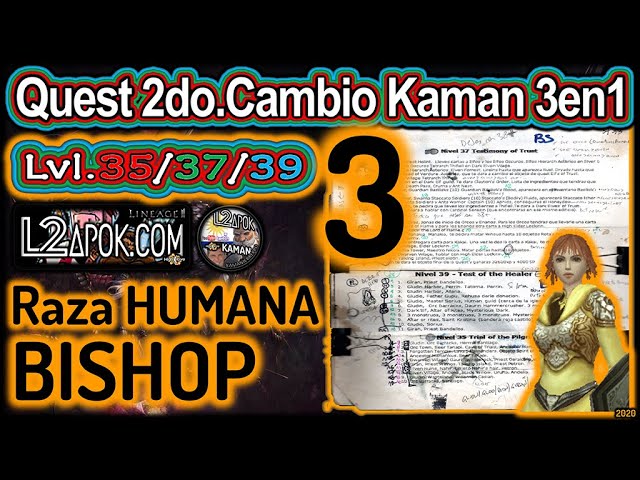 L2Apok Quest 2do Cambio Kaman 3en1 BISHOP Parte 3de3 content media