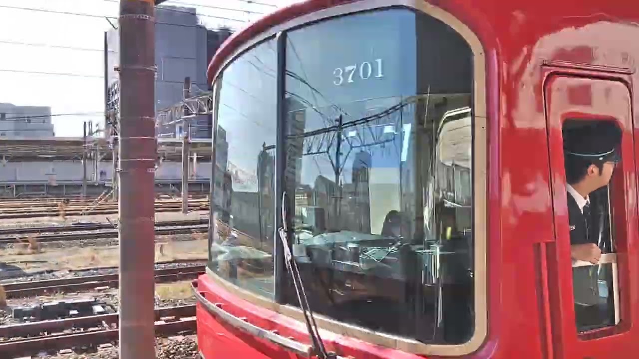 [GTO消滅間近]名鉄3700系3701F豊橋発車