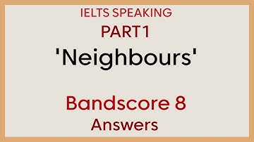 IELTS SPEAKING PART1