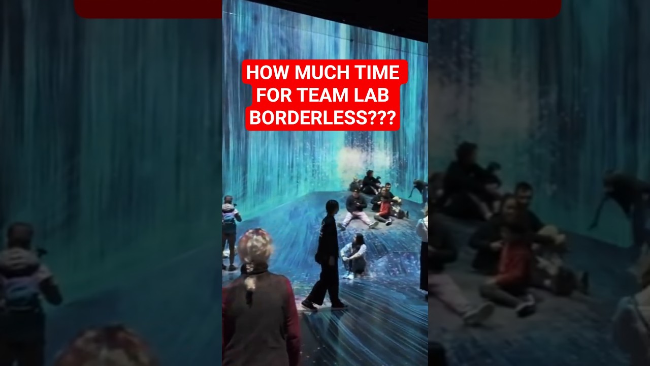 TeamLab Borderless: Сколько времени вам нужно там? 
