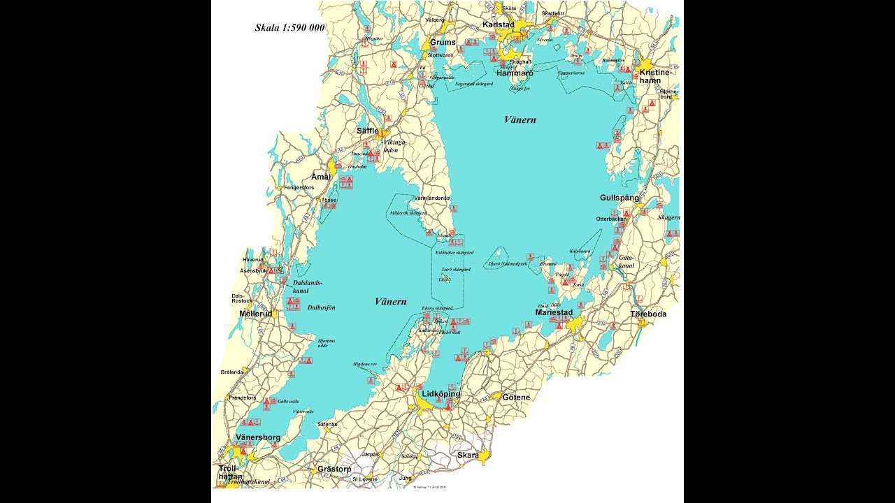 Lake Vanern Depth Chart
