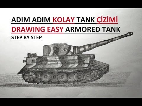 Video: Adım Adım Bir Tank Nasıl çizilir