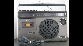 SONY ラジオカセットコーダー FM/AM モデル：CF 1980 - YouTube