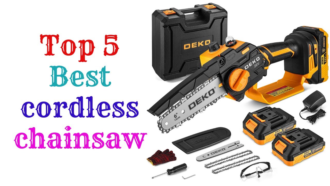 Top 5 Best Cordless Chainsaws of 2024: Power Meets Portability - YouTube